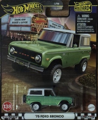 2025 Hot Wheels Premium Boulevard #138 -  75 Ford Bronco