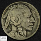 1913 S Type 1 Buffalo Nickel 5C
