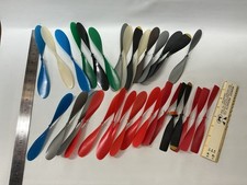 Lot of 30 - Rubber Band Powered Model Airplane Propellers - assorted 7 8