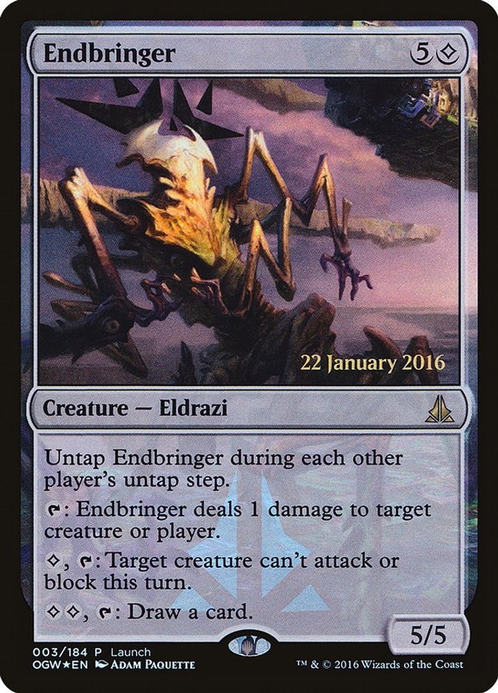 Endbringer (3) (Foil LP) Launch Party & Release Event Promos MTG LARP