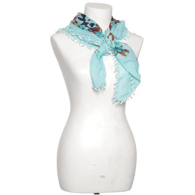 Pieces Accessories, Sommerschal, Damen, Türkis/Mehrfarbig, Blumen, 100 cm #SV8