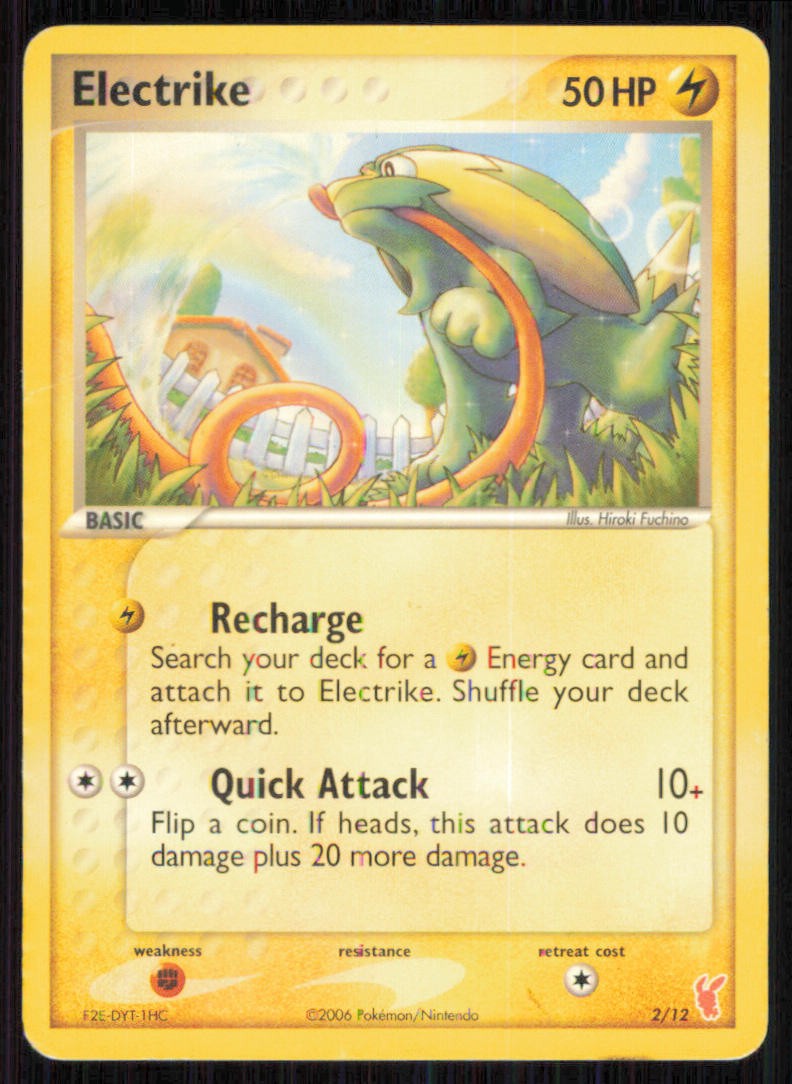 Electrike 2/12 EX Trainer Kit 2 Plusle Pokemon Lightly Played
