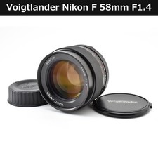 Voigtlander NOKTON 58mm F1.4 SL II Ai-S Manual Focus Prime Lens Used Japan