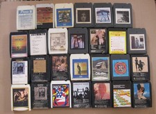VINTAGE 8-TRACK TAPE LOT Of 27 ALL RARE HARD TO FIND FAVORITES IN ROCK AND METAL