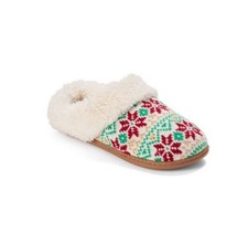 New Women  s Dluxe By Dearfoams Memory Foam Slippers M 7-8