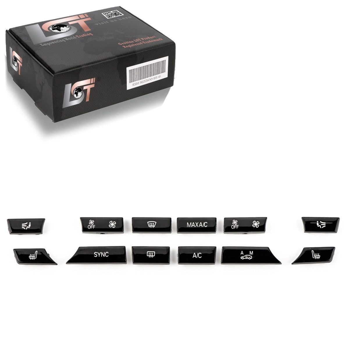 Climate Button Repair Set 12-Piece 61 31 9 313 923 For BMW X5 F15 E85 X6 F16 F86
