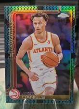 2025-26 Topps Chrome Dyson Daniels Basketball Border Aqua Refractor /199 Hawks