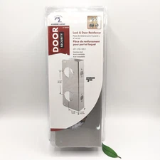 PRIME LINE Lock & Door Reinforcer Security Door Frame Stainless Steel U10539 NIB
