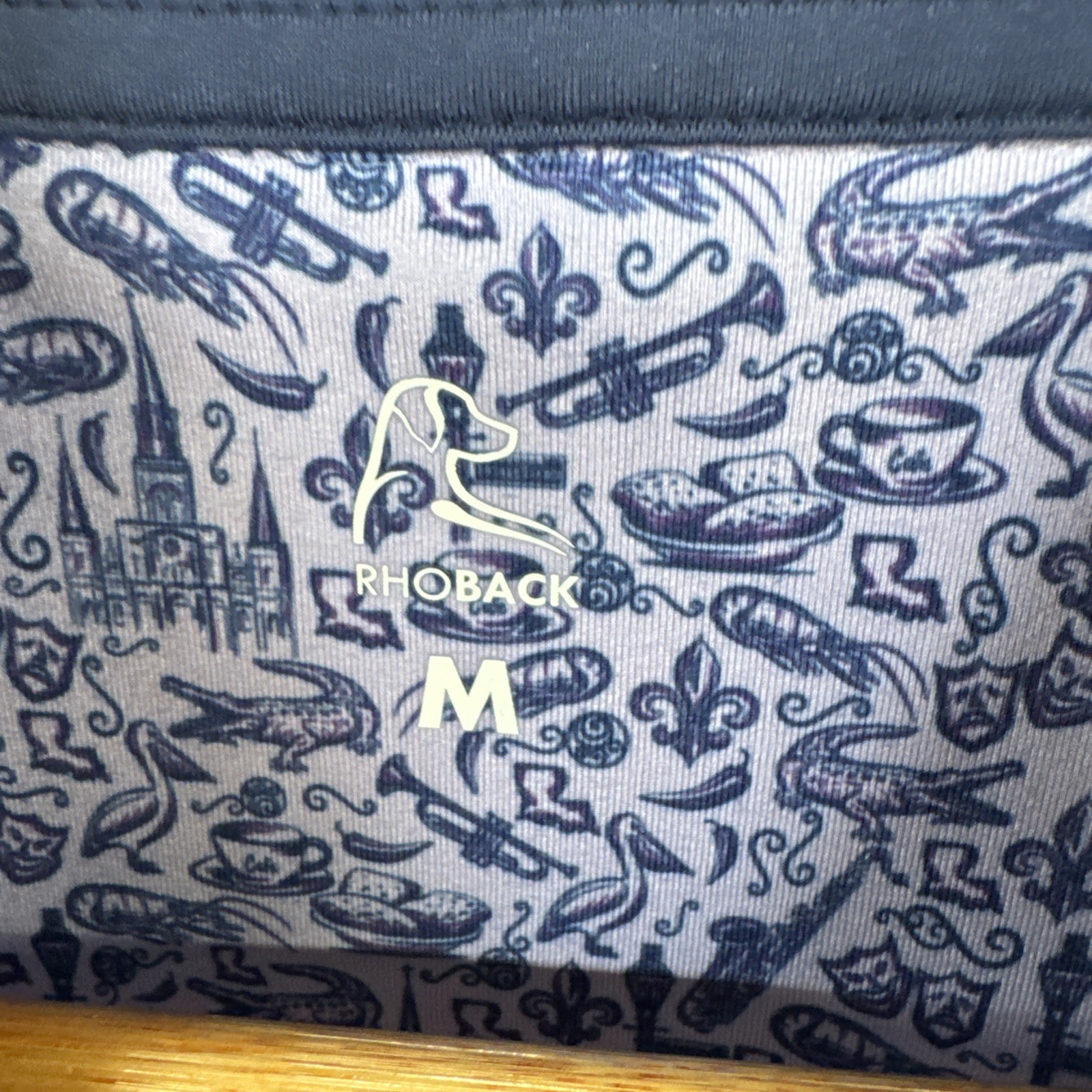 Rhoback Performance Q-Zip Pullover Medium New Orl… - image 6