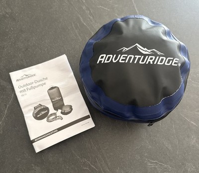 Adventuridge 11L Outdoor-Dusche mit Fußpumpe NEU