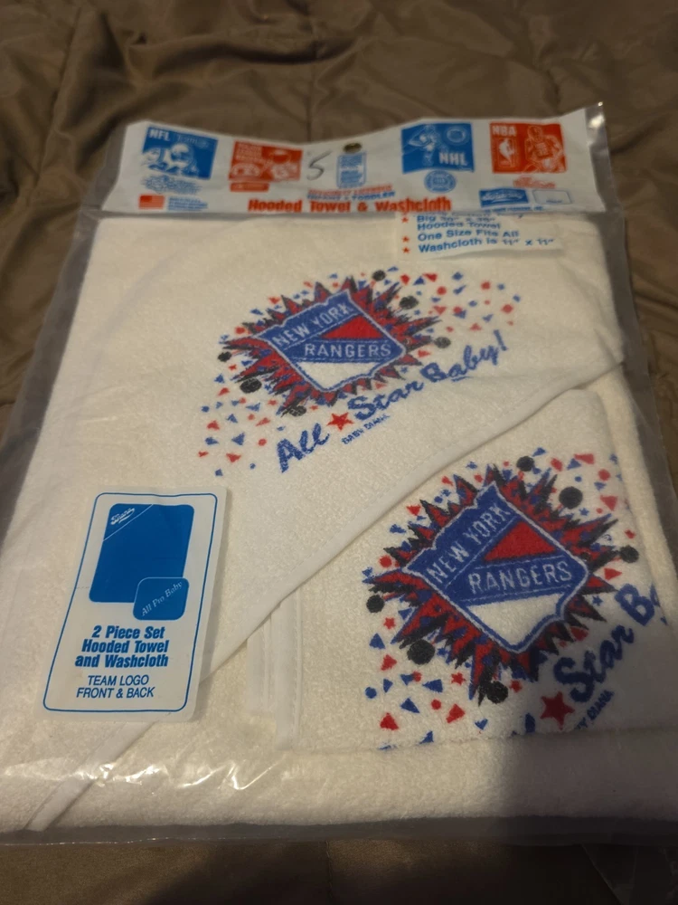 Vintage Diana Baby Hooded Cotton Towel Set