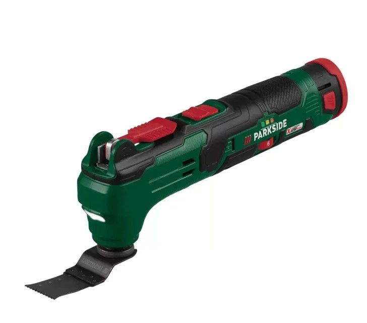 Parkside 12V Cordless Multi Purpose Tool Oscillating Multi-Tool +BATTERY CHARGER - Image 2 of 4