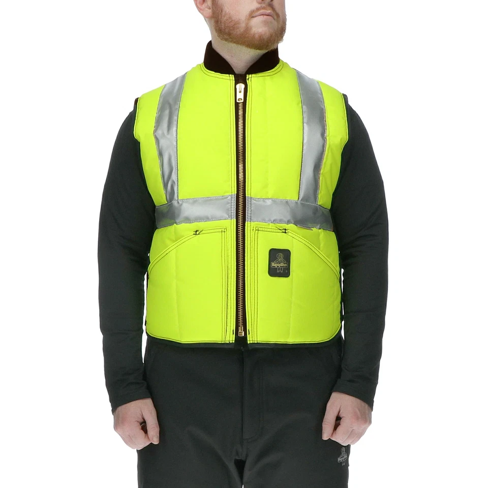 RefrigiWear HiVis Iron-Tuff Vest - Extreme Cold Protection, High-Visibility, - Image 2 of 4