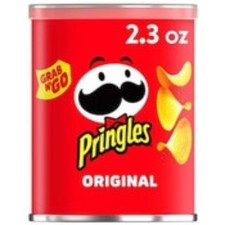 6x Cans Pringles Grab N' Go Original Flavored Potato Crisps Chips Snack  2.36oz