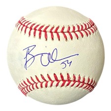 BRIAN URLACHER SIGNED OFFICIAL MLB BASEBALL BECKETT CHICAGO BEARS