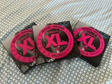 D'Addario EXL170-12 Nickel Wound Bass Guitar Strings; 12-String 18-45 long 3 Set