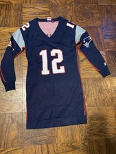 NFL New England Patriots Tom Brady Vestido Suéter Cuello en V Talla L