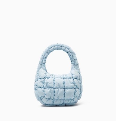 COS Quilted Puff Micro Bag Powder Blue