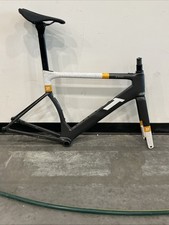 3T Strada Team Grey/Gold Medium Frameset - 2023