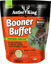 Booner Buffet Perennial Food Plot | 3 Lb Bag Contains Two Varieties of Alfalfa p