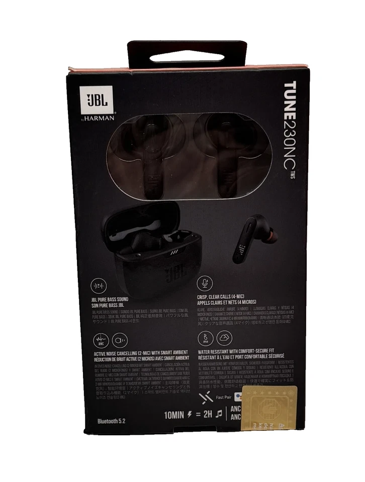 JBL TUNE230NC TWS Weiß / In Ear Kopfhörer / Active Noise Cancelling / Topzustand - Bild 2 von 4