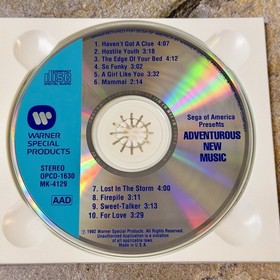Sega CD Hot Hits Adventurous Music Sampler + Rock Paintings 2 CDs CD+G