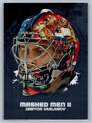 2009-10 ITG Between The Pipes #MM-45 Simeon Varlamov Masked Men II Silver