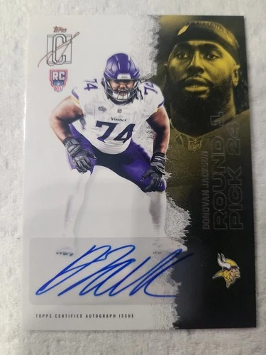 2025 Topps Donovan Jackson Shop for 2025 Topps Signature Class Football Rookie autographs on eBay (Raw)
