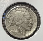 1913 Buffalo Nickel, Type 1 [raised Mound], Free Shipping.