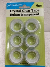 Jot Crystal Clear Tape 6pc Mailing Transparent
