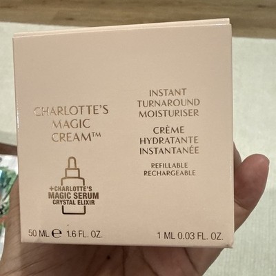 Charlotte Tilbury Magic Cream Instant Turnaround Moisturiser 50ml UNOPENED NEW
