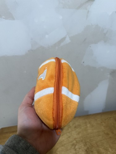 Small Tennessee VOLS Volunteers Zip Up Plush Stuffed Purse Storage Plushland TN - Picture 6 of 10