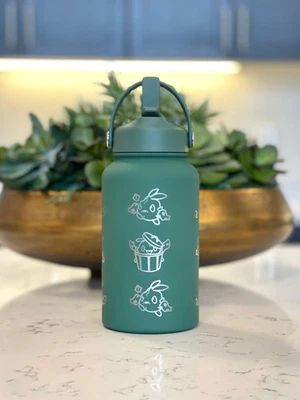 Trubbish Water Bottle Engraved Coffee Tumbler with Trubbish in Trash Can & - Image 1 of 4