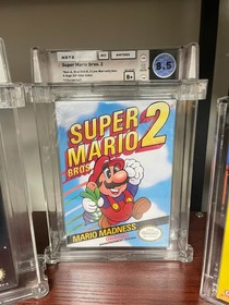 Super Mario Bros. 1, 2 AND 3 Graded WATA 9.0, WATA 8.5 and VGA 85