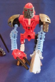 Lego Bionicle 6 Figures MOC Fantasy 8920 Ehlek 8685 Topaka 2 squid  assembled
