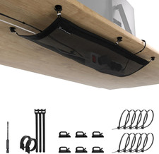 Cable Management Net - under Desk Cable Management Tray - Cable Net - Wire Manag