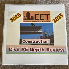Civil PE Construction Depth Review 2025 for t...