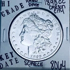 1893-S Morgan Silver Dollar $1 Coin - Certified NGC VG Details - Rare Key Date!