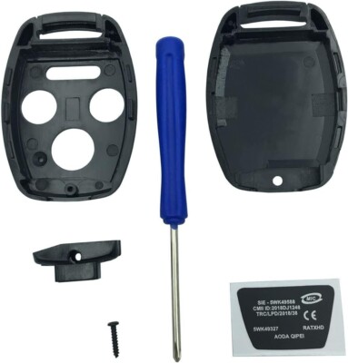 Estuche De Carcasa Almohadilla Para Control Remoto Entrada Sin Llave Para Honda