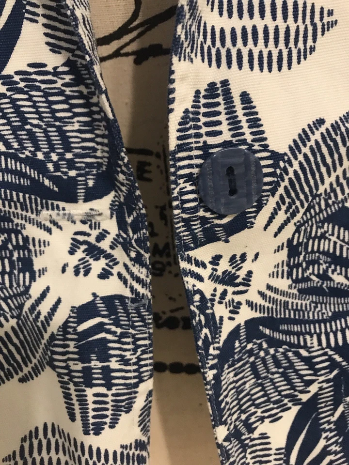 Chaqueta de Moda Goldwater ☼ Creek Mujer Talla PS Azul/Blanco 100% Algodón Foto 4 de 4