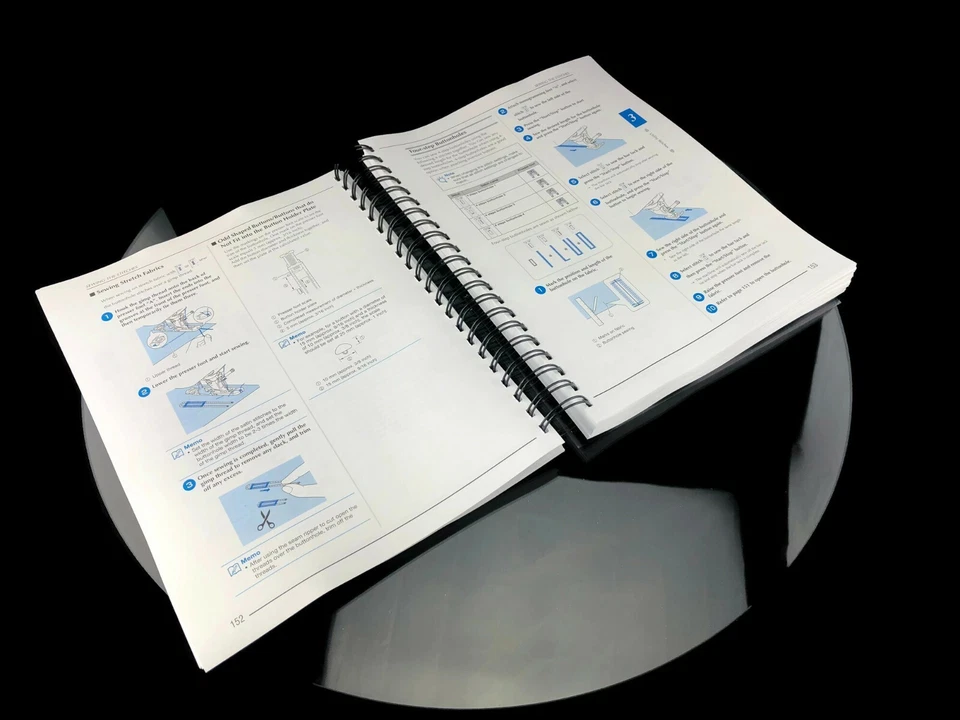 Brother Dream Machine 2 DM2 V8550D Instrucciones Bobina Encuadernado Color Reimpresión Foto 2 de 4