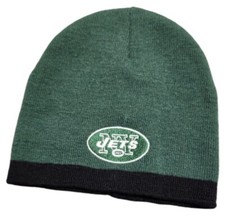 Team Apparel Reebok New York Jets NFL Team Green Cuffless Beanie Knit Cap Boys
