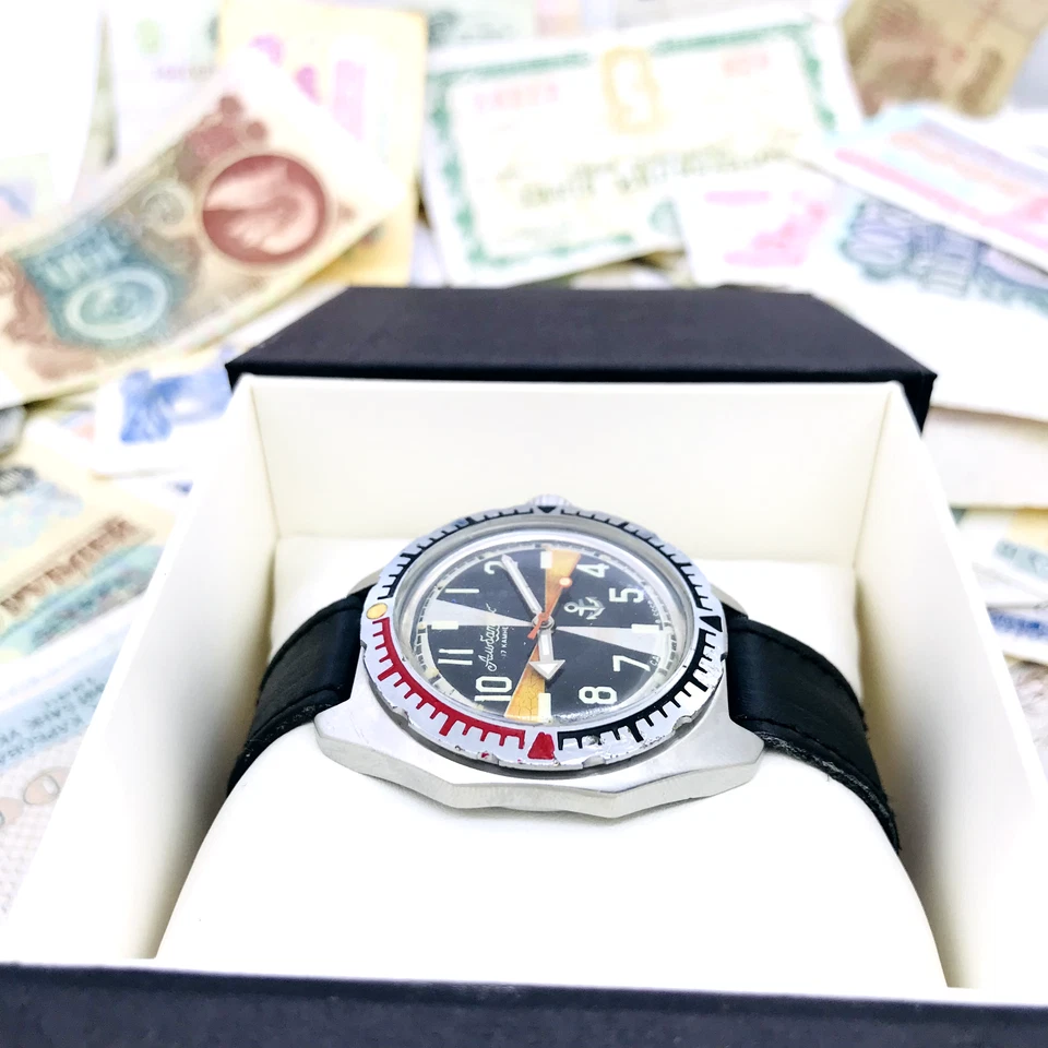 ⚓️ Sala de radio albatros original Vostok Amphibia 2409 Wostok URSS soviética 🛠 Foto 2 de 4