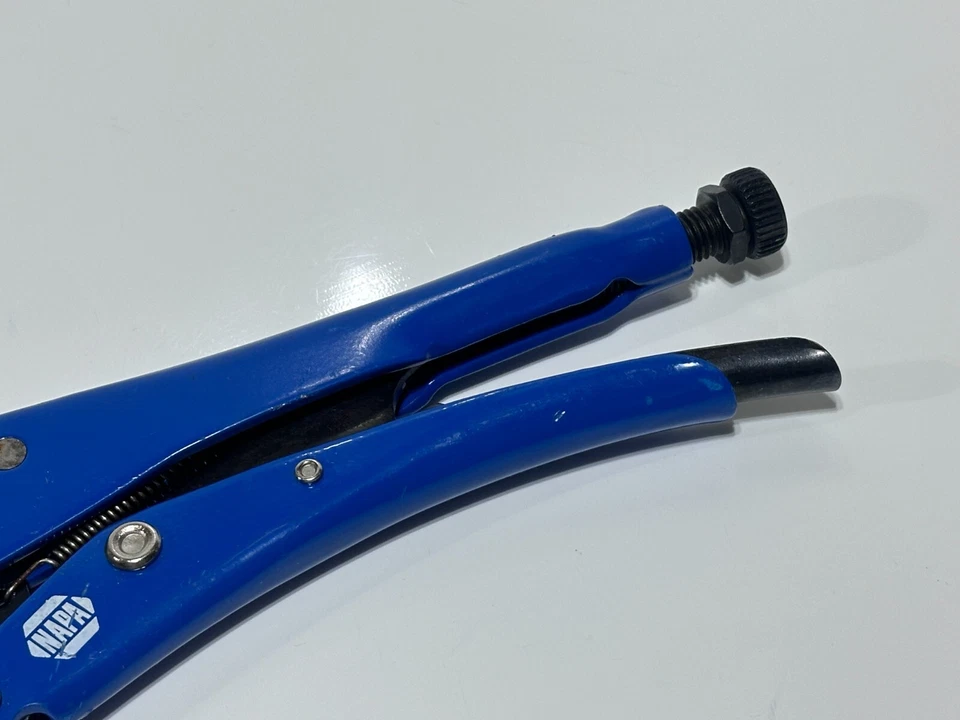NOS NAPA Tools (ESPAÑA) P832 9" Alicates de soldadura de bloqueo autonivelantes, azules Foto 4 de 4