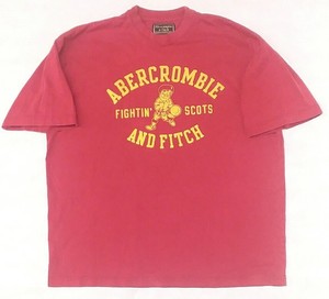 Vintage Abercrombie \u0026 Fitch Fightin' Scots Cotton T Shirt Size M Made In USA | eBay