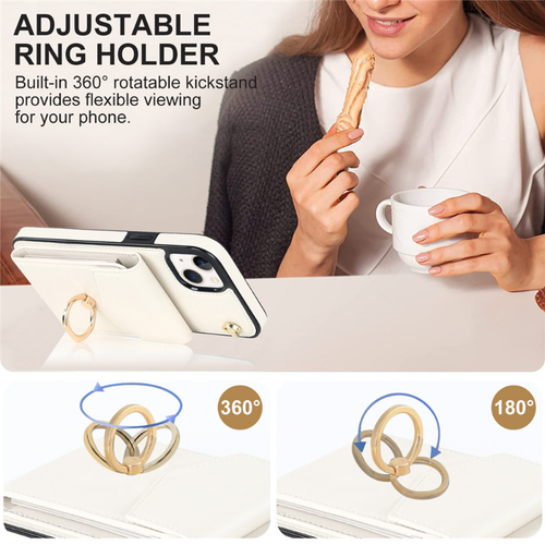 Luxury Leather Wallet Case Cover For iPhone 16 15 14 13 12 11 Pro Max XR 8 Plus - Picture 63 of 75