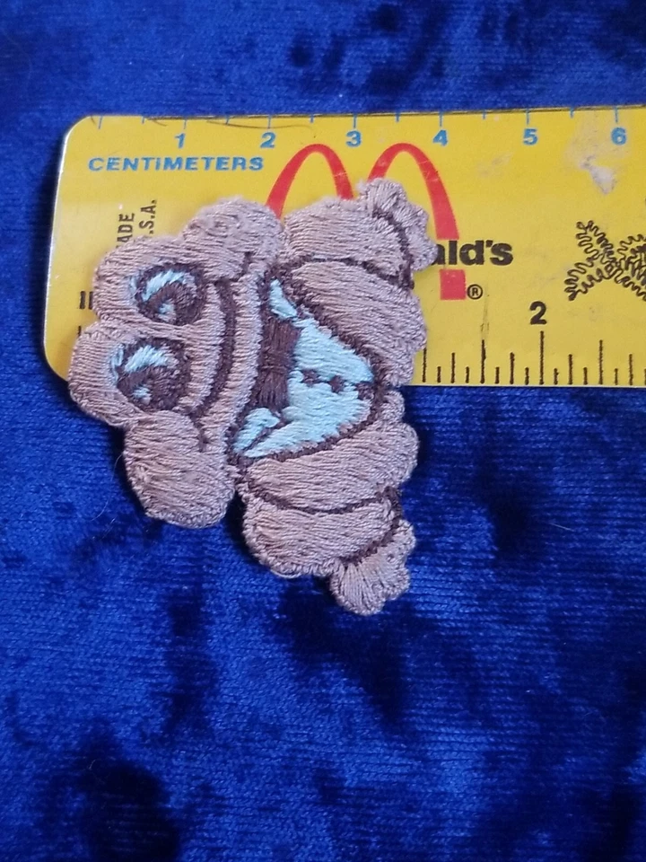 FROG w/ Tuxedo FRONT Patch hippie 60s VINTAGE 1.5" Tall x 2" Wide UNUSED SEW ON - Image 4 of 4