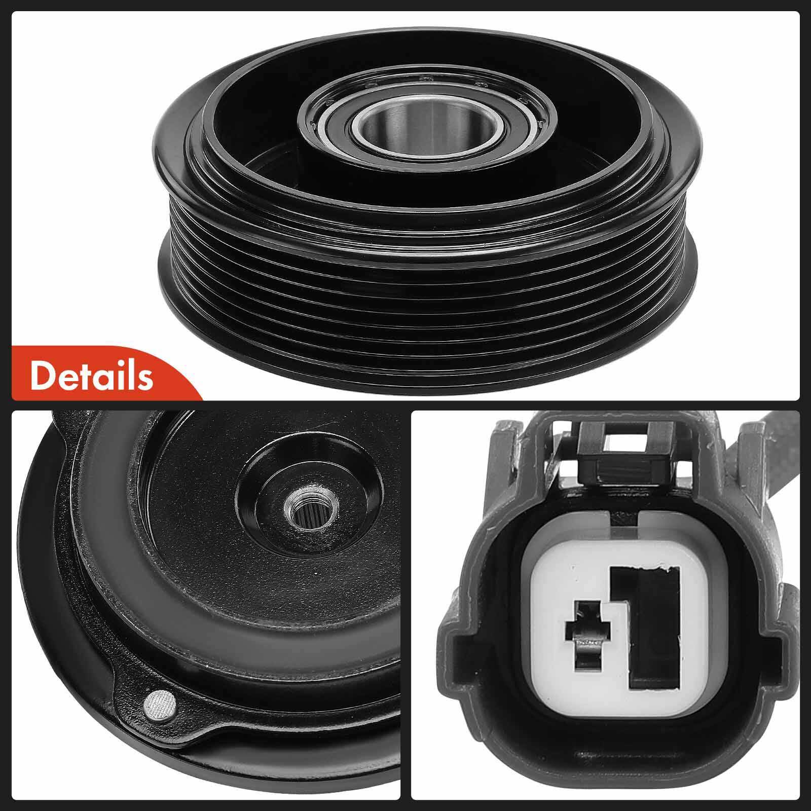 AC Compressor Clutch Kit with 7 Grooves for Honda Element 2003-2011 2.4L 10S17C