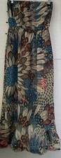 COLLECTION CONCEPTS  womens maxi long Strapless  Multicolor Size XS