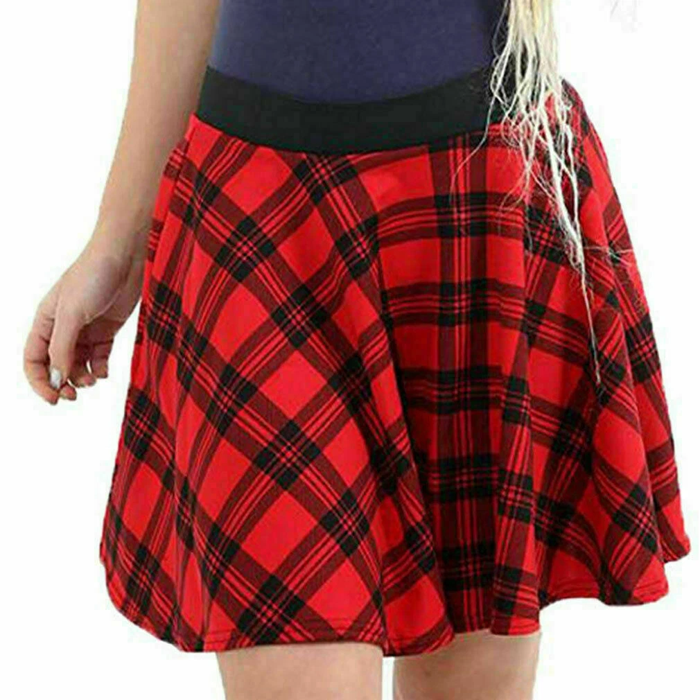 Tartan top skater skirt